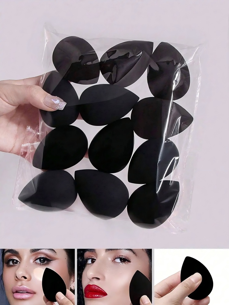 Beauty Makeup Design - 12-piece Makeup Tool Set Ultra-Soft Puffs
