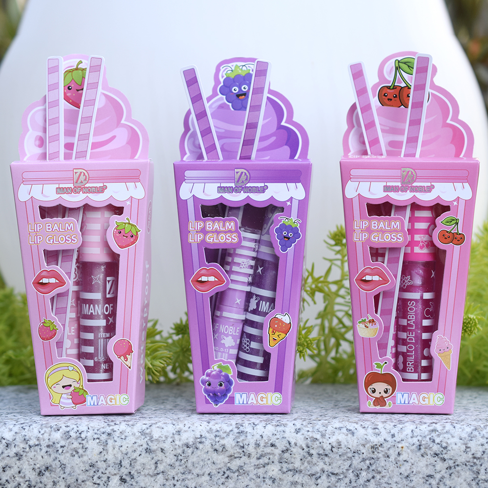 J Beauty Makeup - Cute Ice Cream Shiny Lip Gloss