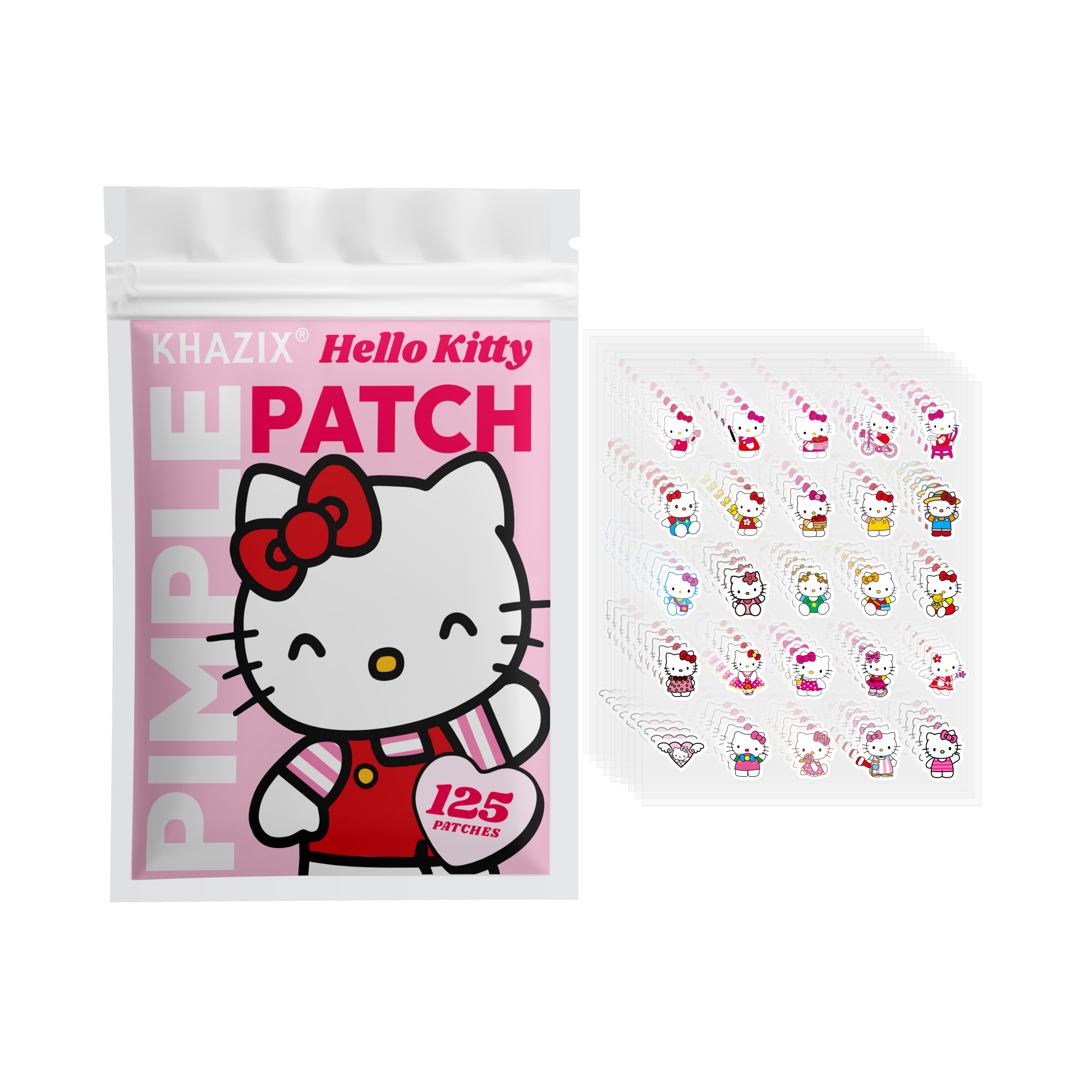 Pressed Powder Foundation - Sanrio Hello Kitty Acne patches, Cartoon