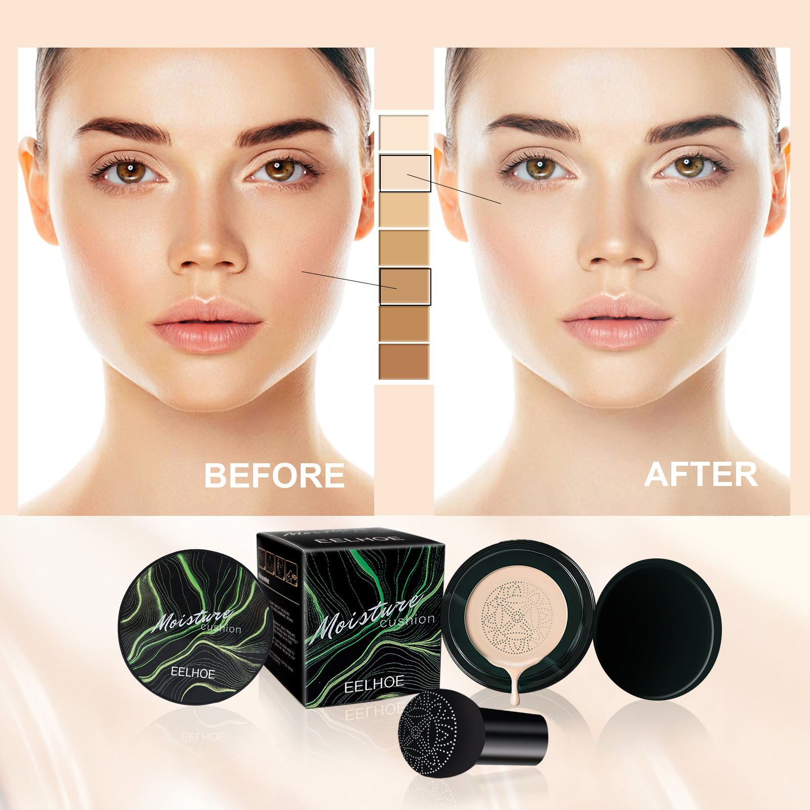 Bb Cream Tinted - Instant Blur Mushroom Head Air Cushion