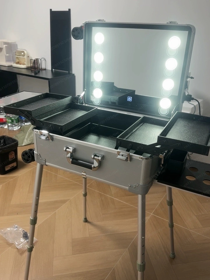 Beauty Makeup Table - 22 inch Trolley Suitcase LED Light