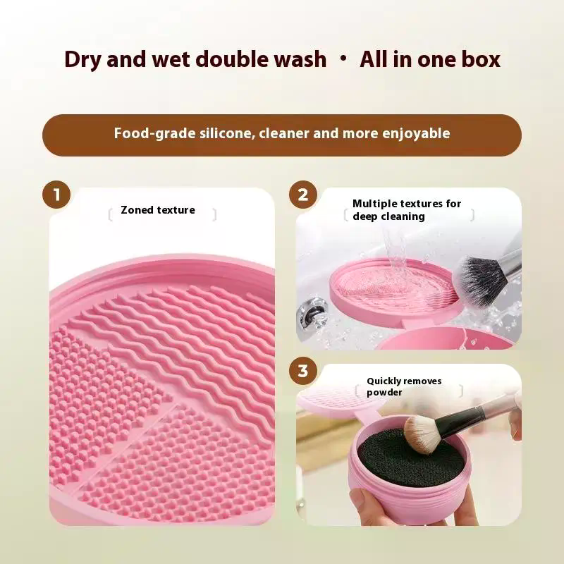 Cosmetic Sponge - Makeup Brush Cleaning Box Sponge Eyeshadow