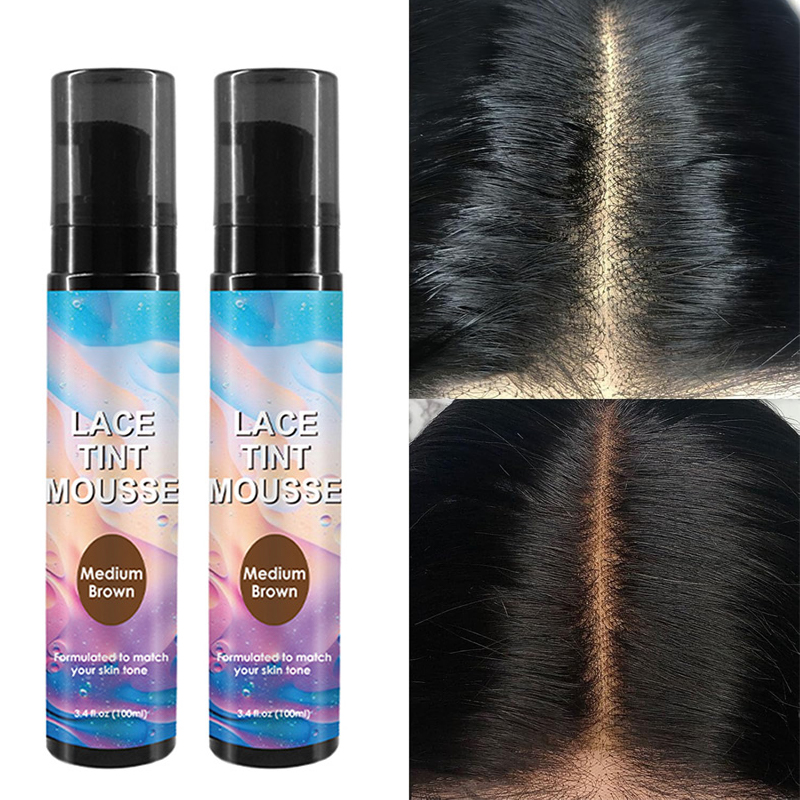 Pressed Powder Foundation - 100Ml Lace Tint Mousse Medium Brown