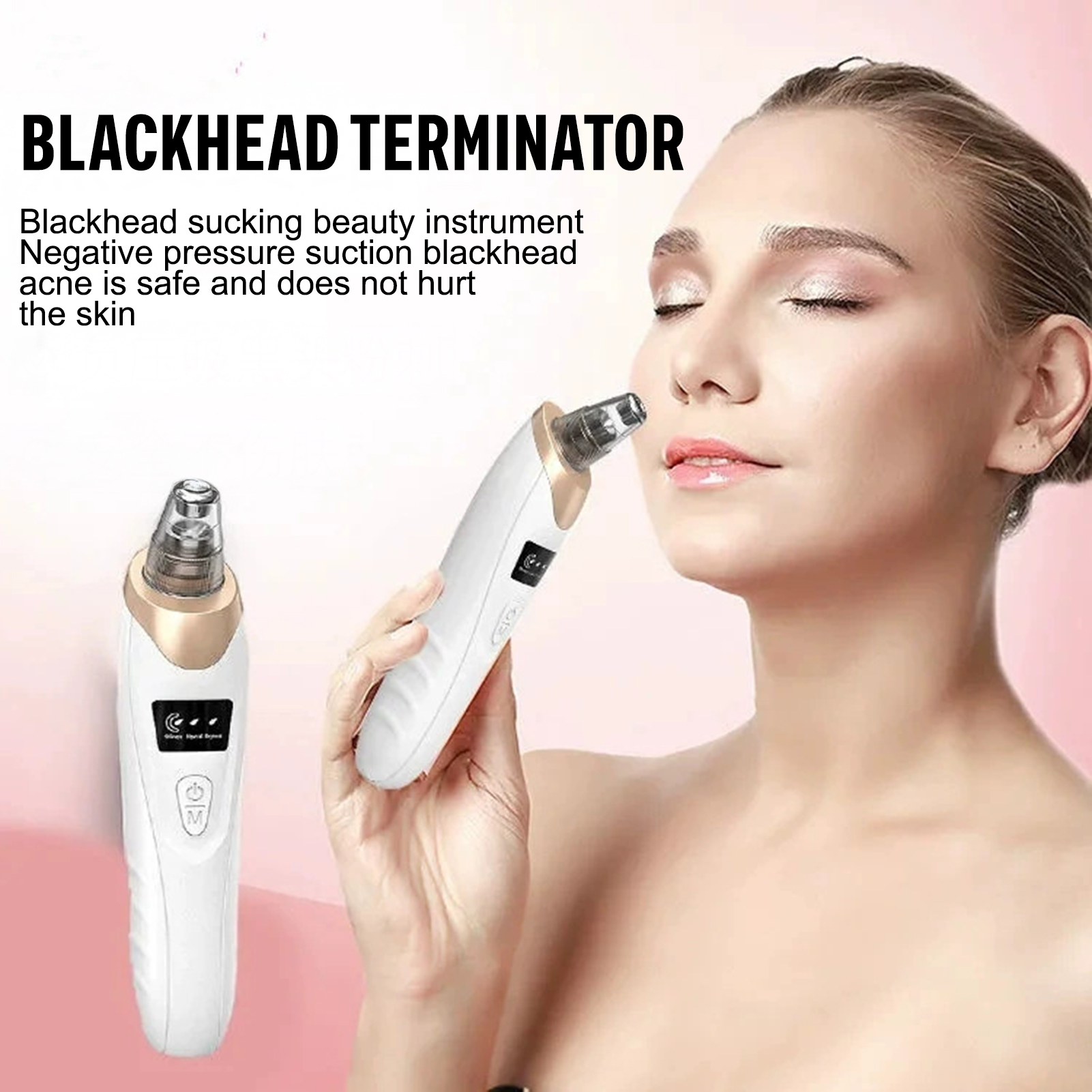 Pore Vacuum - Blackhead Remover Vacuum Suction USB Rechargeable
