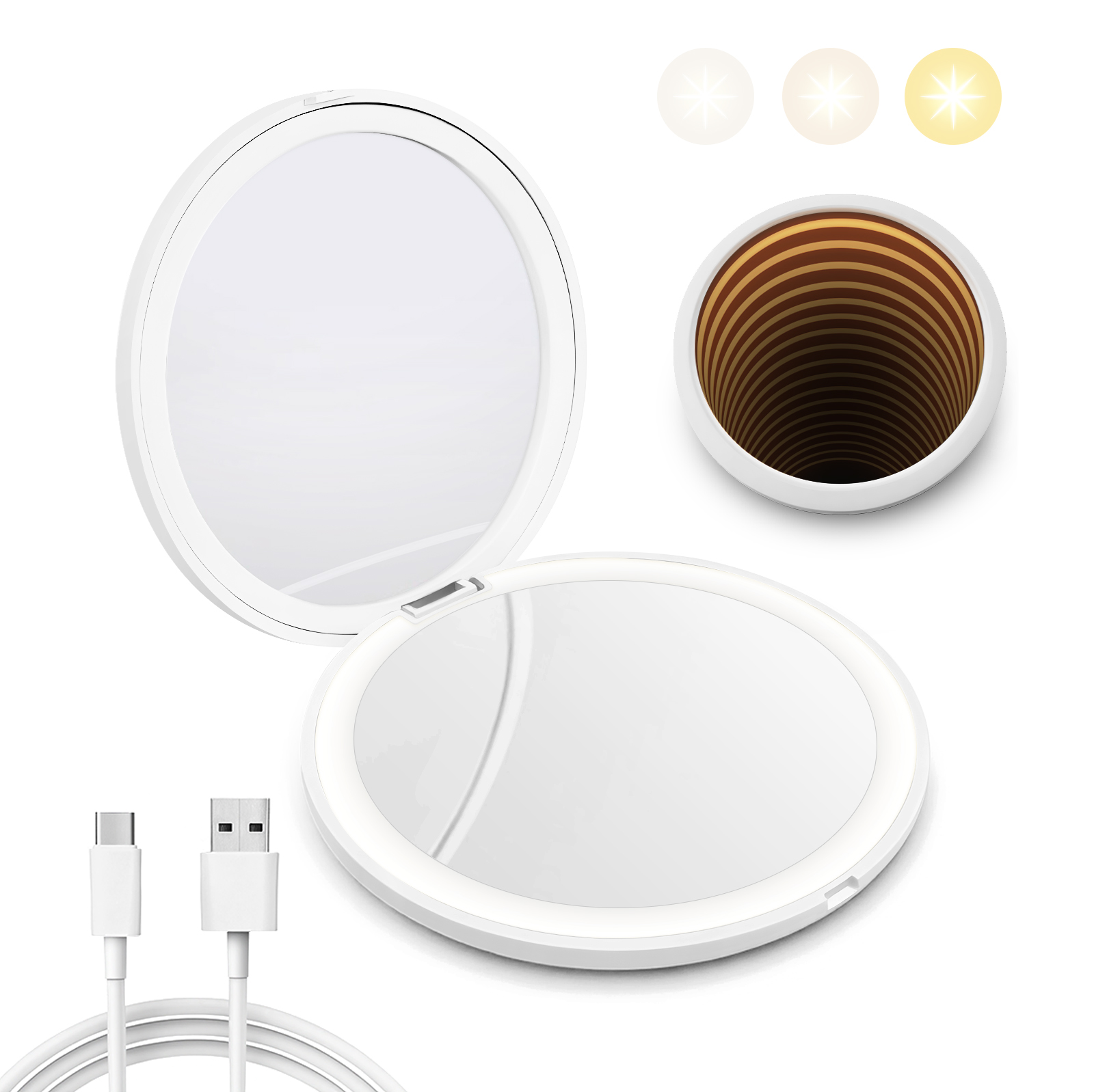 Beauty Makeup Design - Abyss Visual Design White Lighted Makeup
