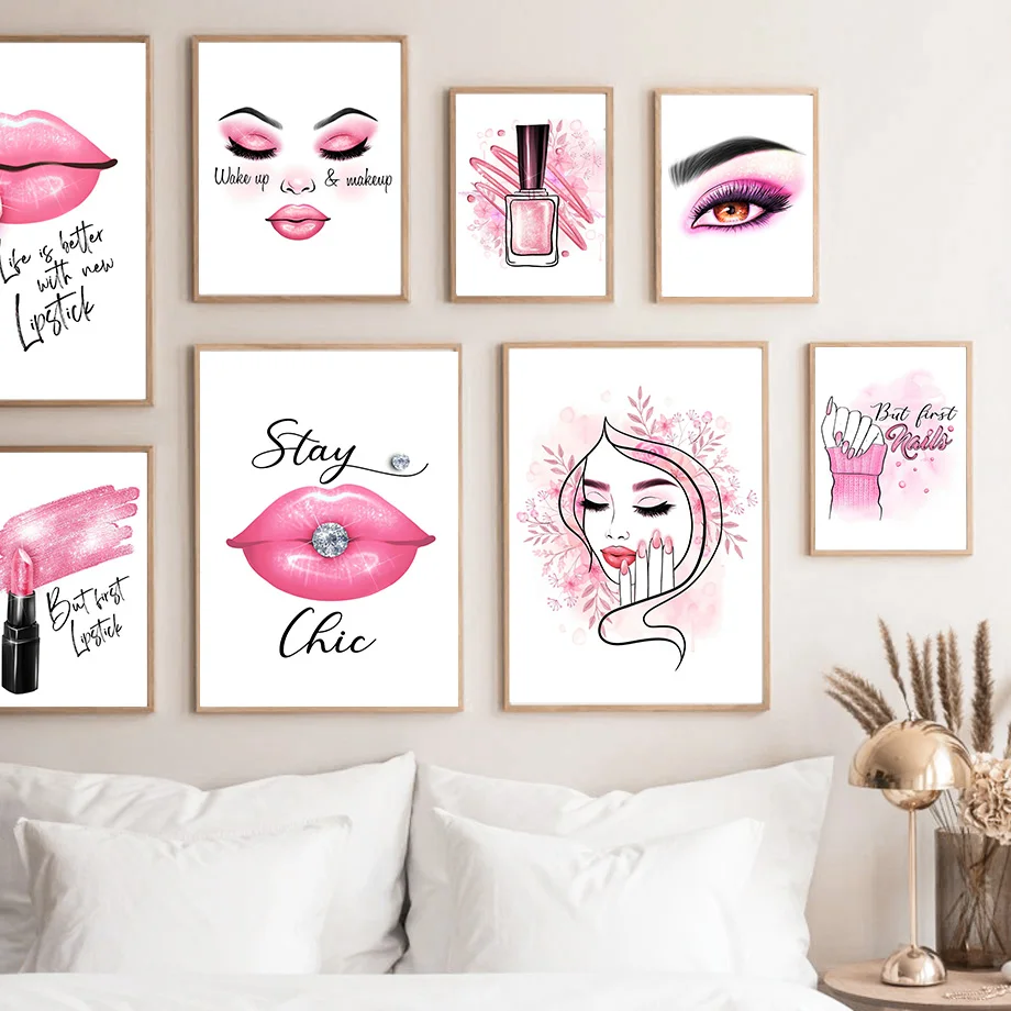 Beauty Makeup Pictures - Trendy Makeup Nail Polish Lipstick Eye
