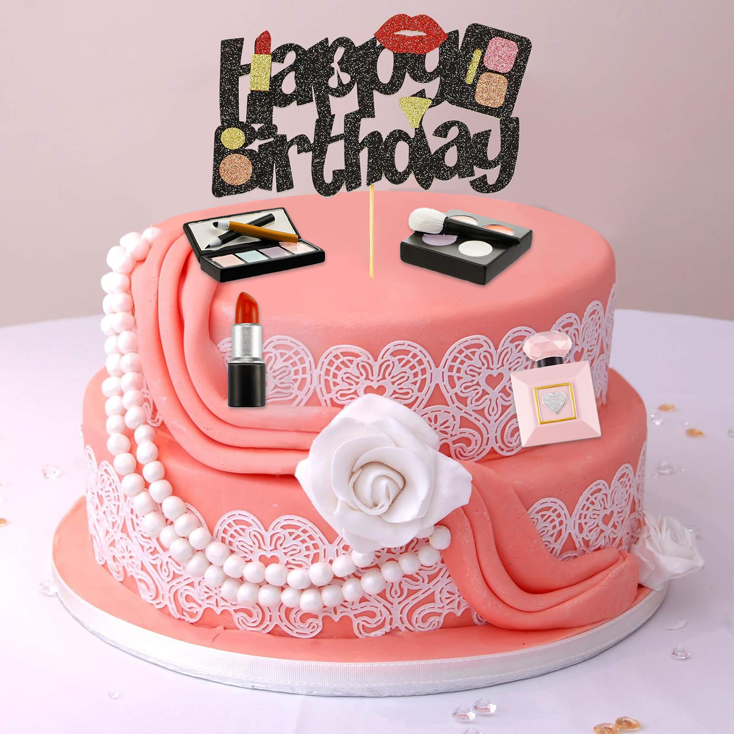 Makeup Themed Cake Toppers Res - Beauty Makeup News ulasan dan harga