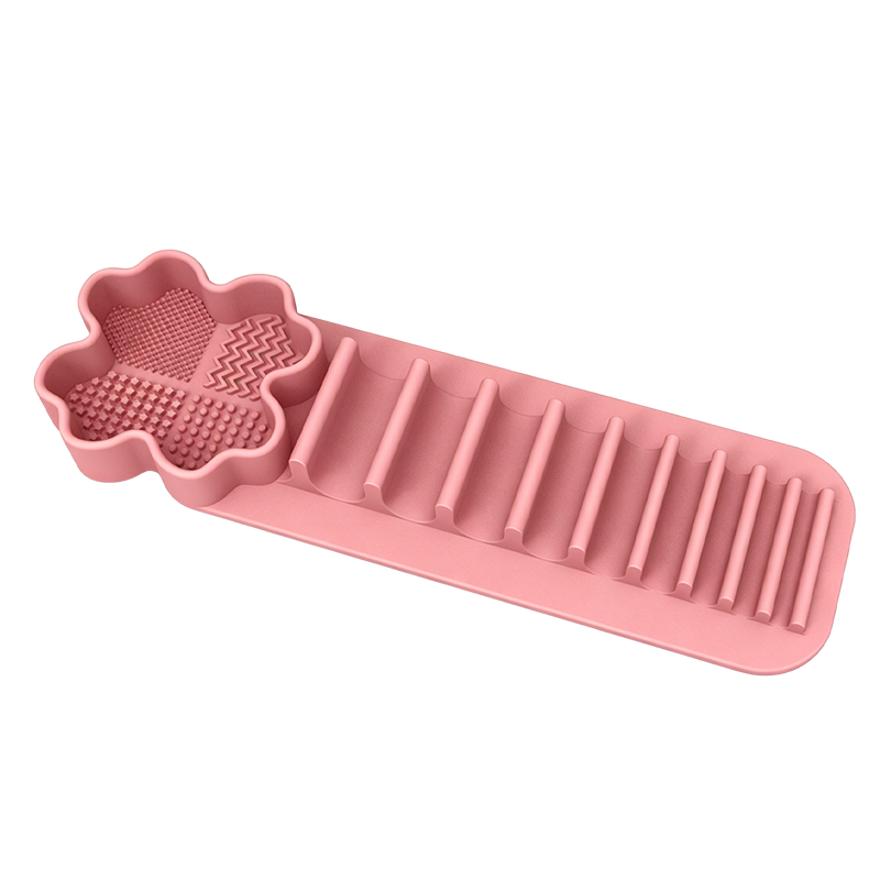 21.66×7.1cm Pink Silicone Make - Beauty Makeup Table ulasan dan harga