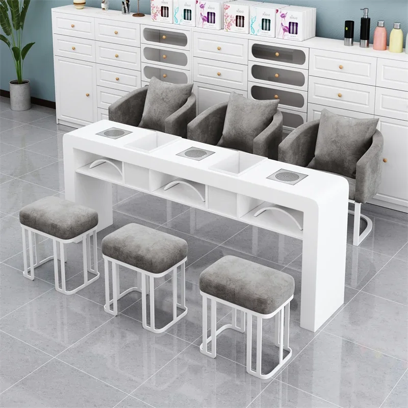 Luxury Manicure Nail Table Pro - Beauty Makeup Table ulasan dan harga