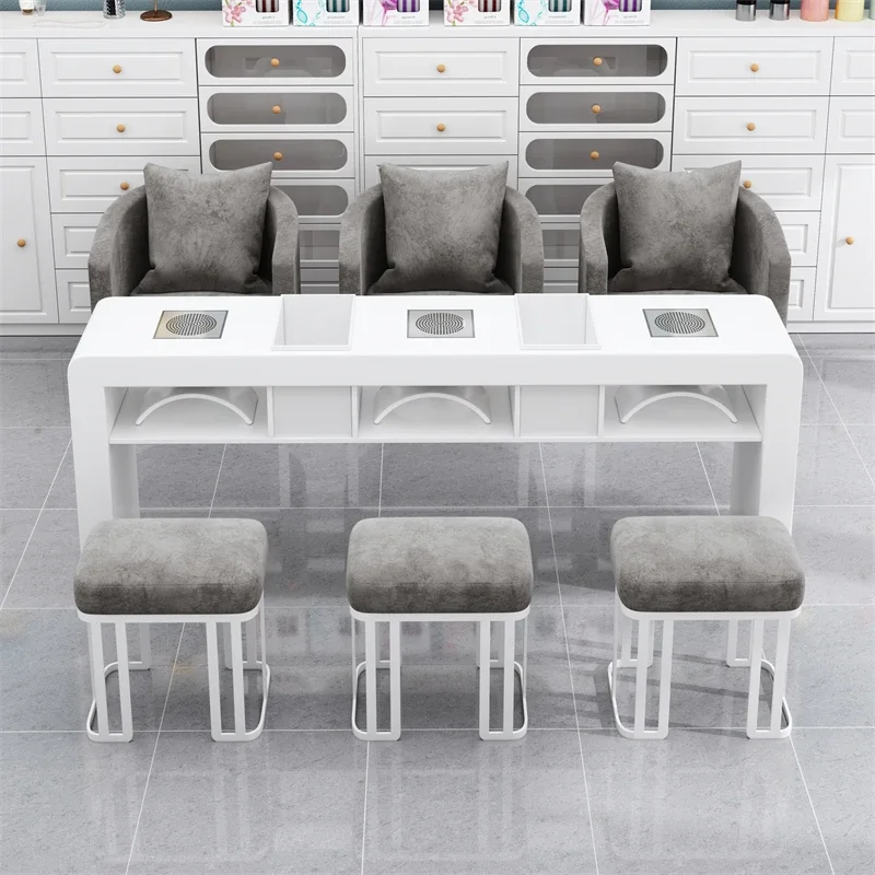 Luxury Manicure Nail Table Pro - Beauty Makeup Table ulasan dan harga