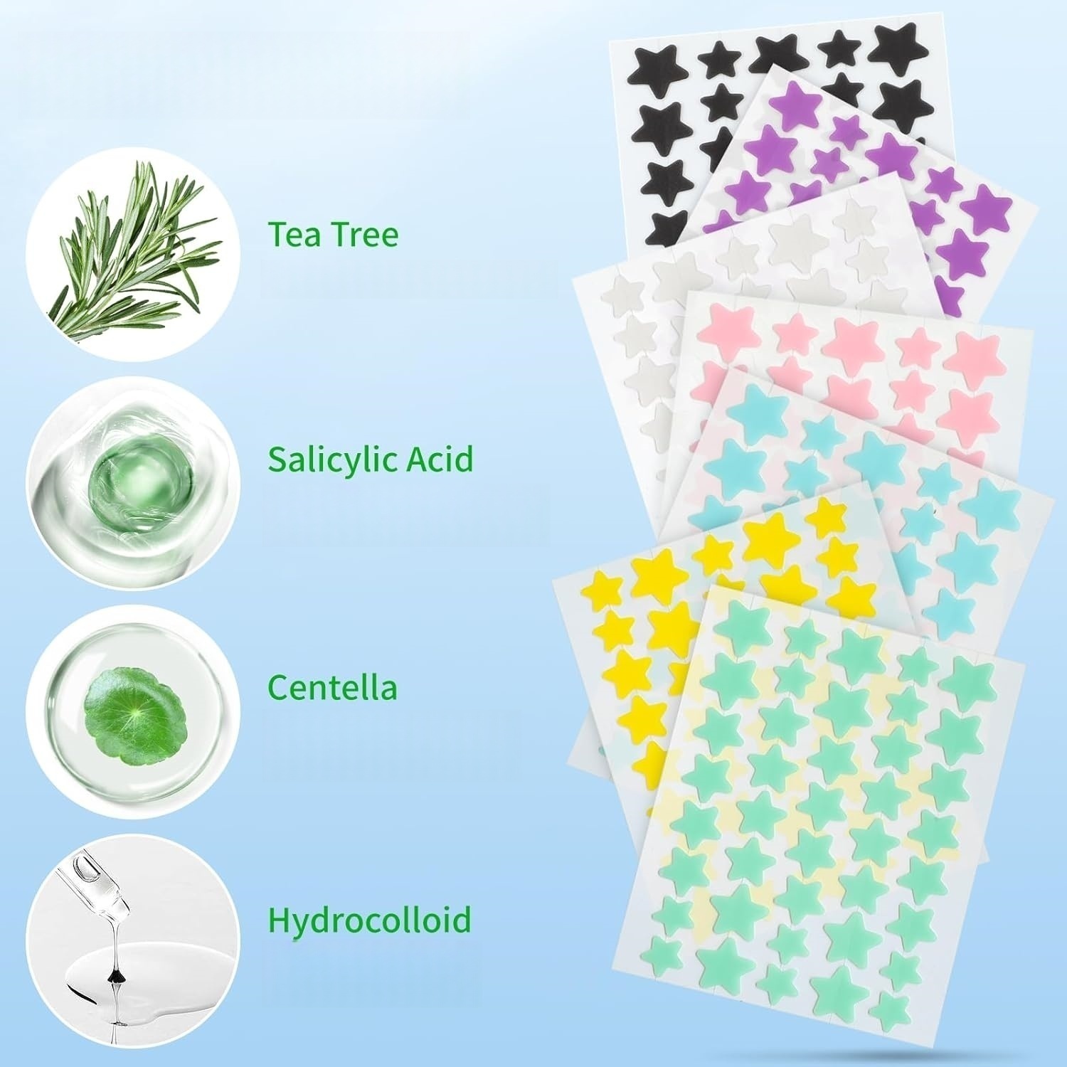 280/1120/1680PCS Hydrocolloid  - Pressed Powder Foundation ulasan dan harga