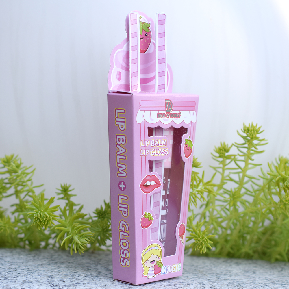 Cute Ice Cream Shiny Lip Gloss - J Beauty Makeup ulasan dan harga