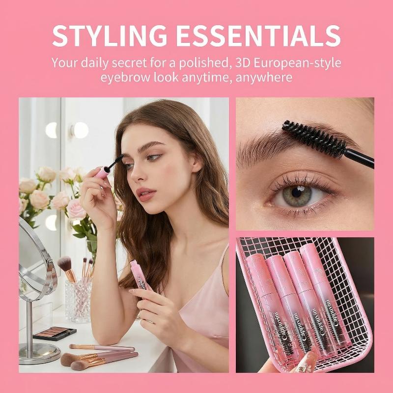 Clear Brow Shaping Gel With Ma - Waterproof Mascara Wand ulasan dan harga