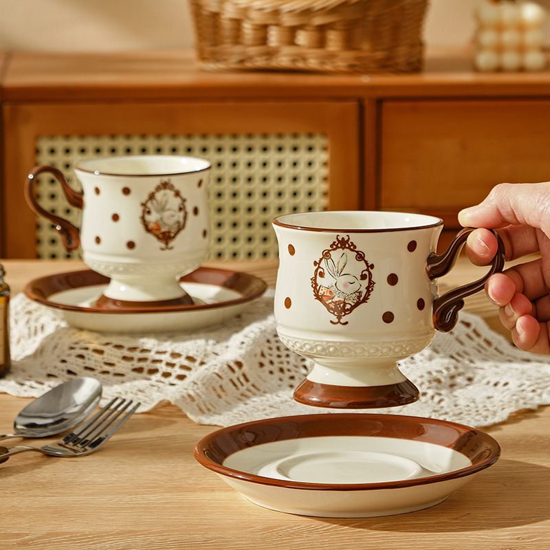 Ceramic Coffee Cup French Cute - Beauty Makeup Edit ulasan dan harga