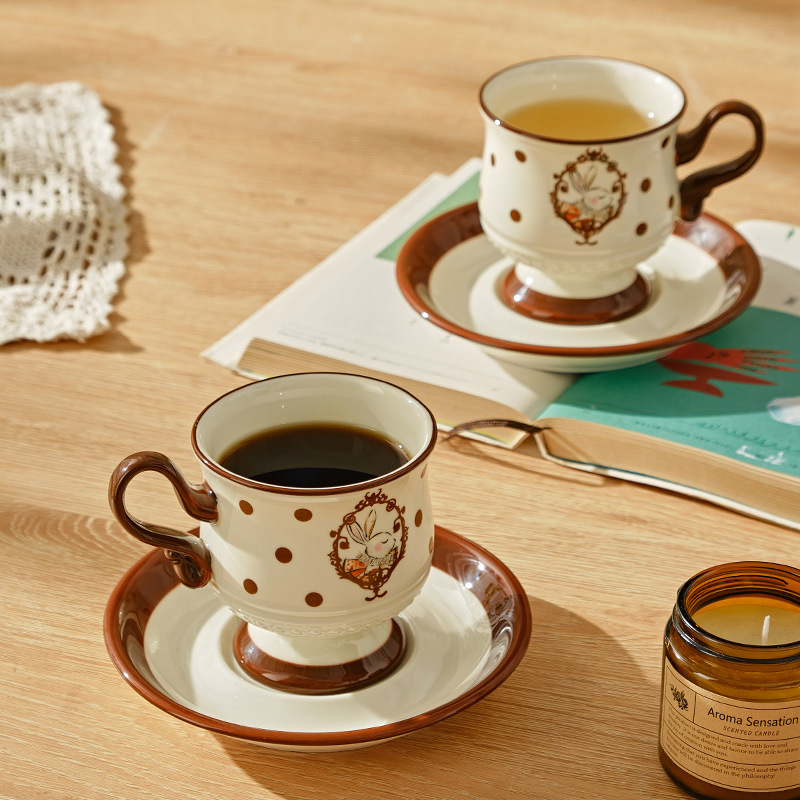 Ceramic Coffee Cup French Cute - Beauty Makeup Edit ulasan dan harga