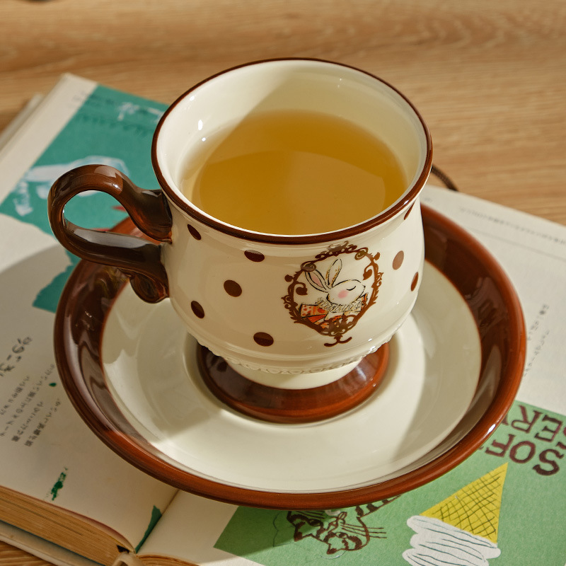 Ceramic Coffee Cup French Cute - Beauty Makeup Edit ulasan dan harga