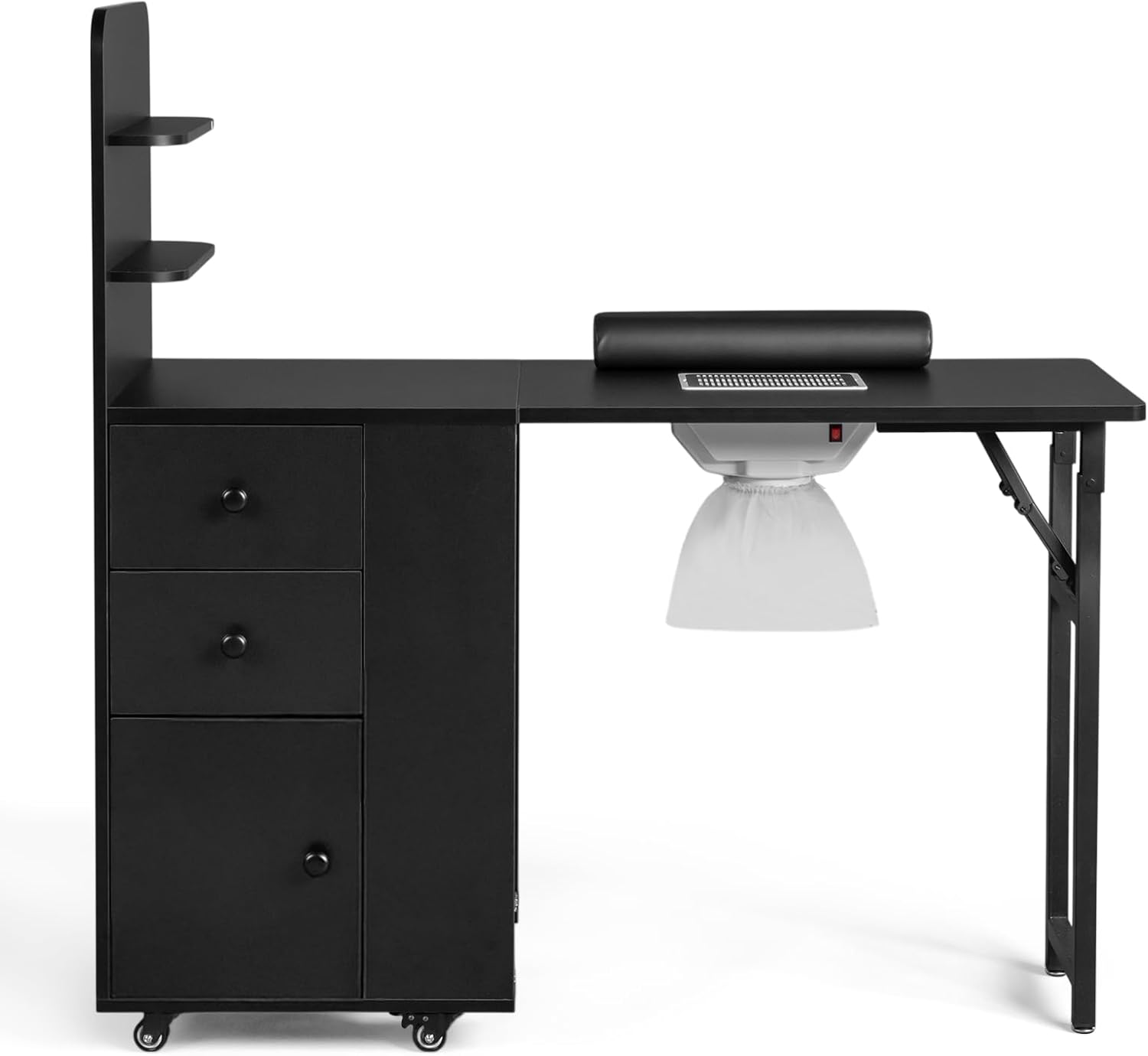 Nail Desk Station Folding Tabl - Beauty Makeup Table ulasan dan harga