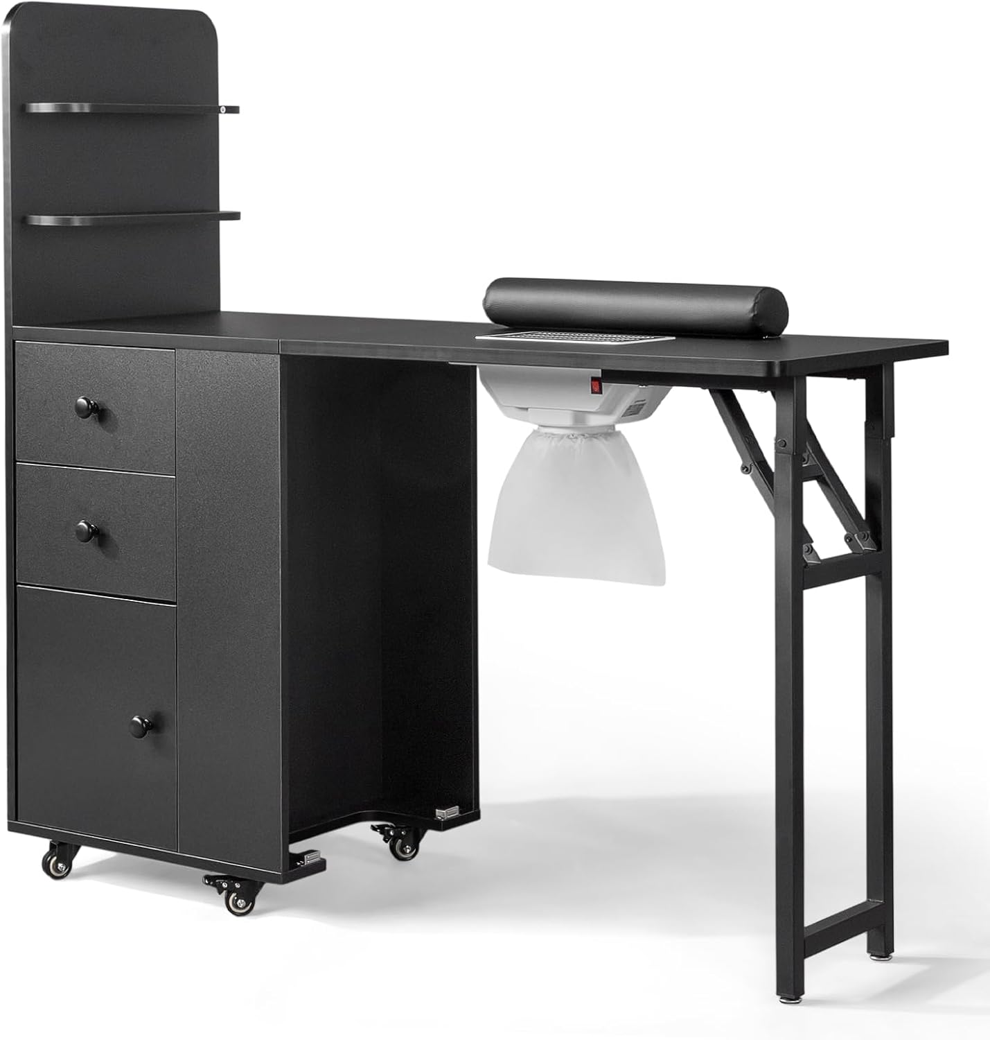 Nail Desk Station Folding Tabl - Beauty Makeup Table ulasan dan harga