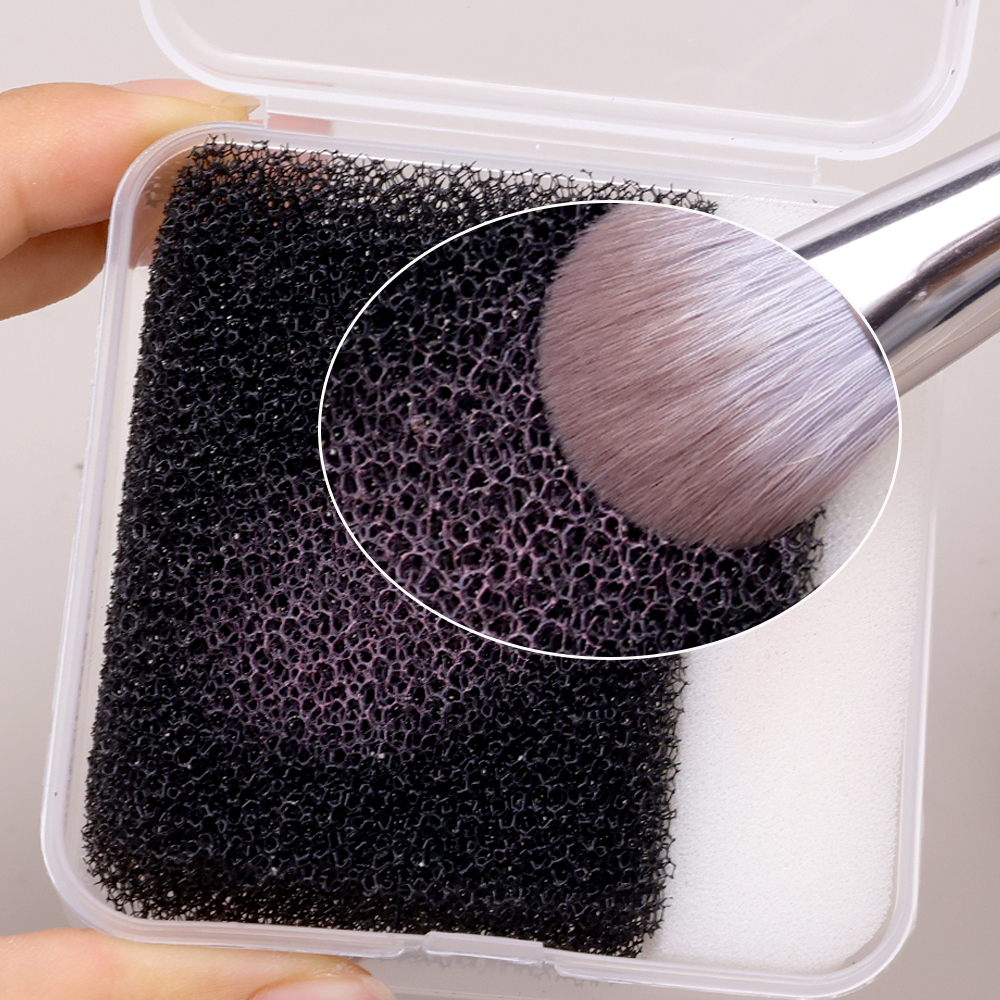 New Makeup Brush Cleaning Box  - Cosmetic Sponge ulasan dan harga