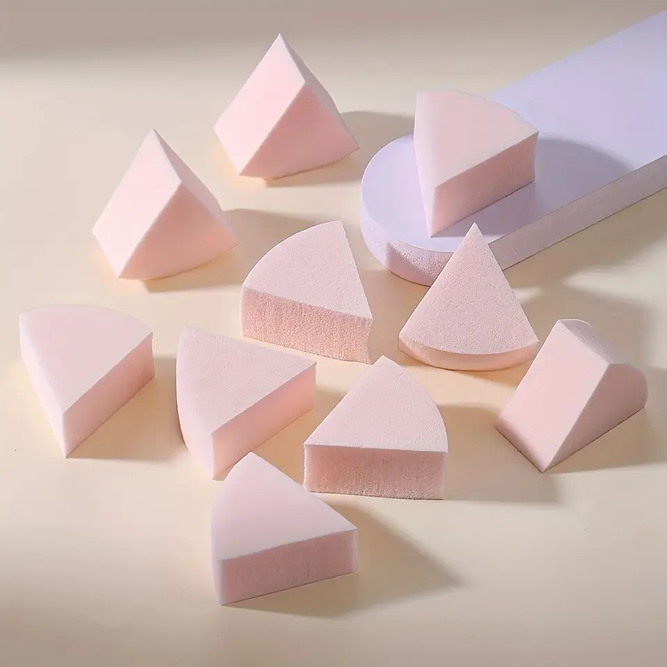 50pcs Triangle Makeup Blender  - Beauty Makeup Face ulasan dan harga