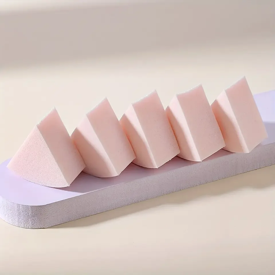 50pcs Triangle Makeup Blender  - Beauty Makeup Face ulasan dan harga