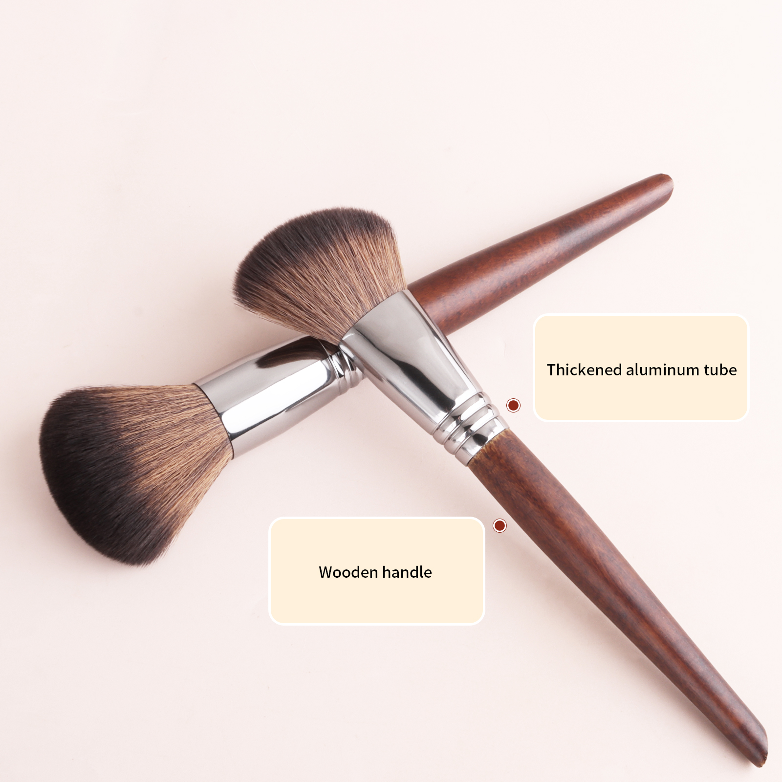 24 makeup brushes with wooden  - Beauty Makeup News ulasan dan harga