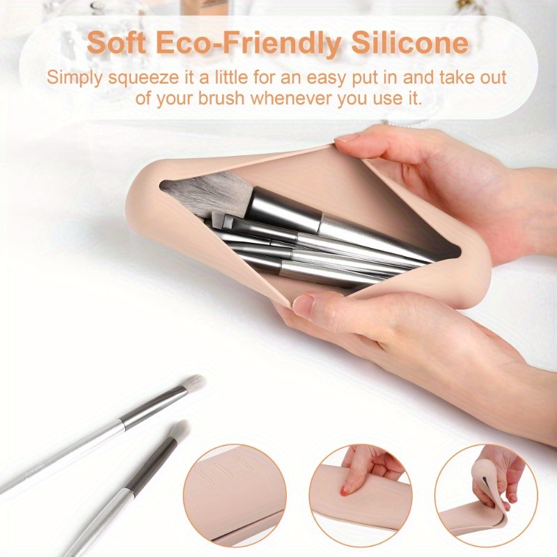 Travel Makeup Brush Holder,Sil - Beauty Makeup Face ulasan dan harga