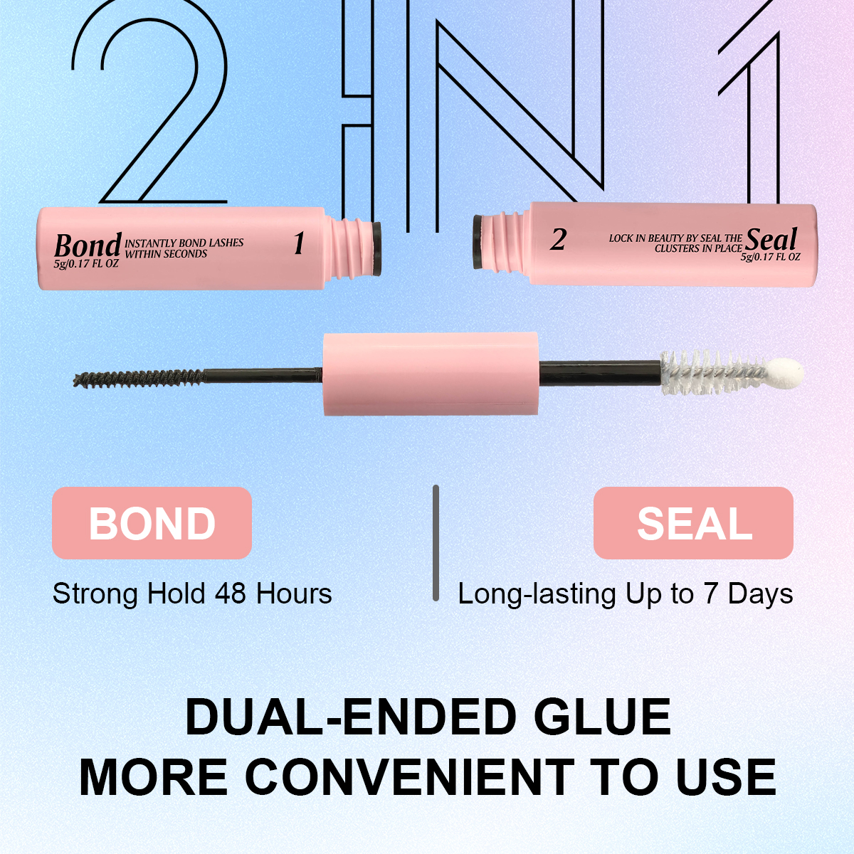 Eyelash Bond and Seal for DIY  - Waterproof Mascara Wand ulasan dan harga