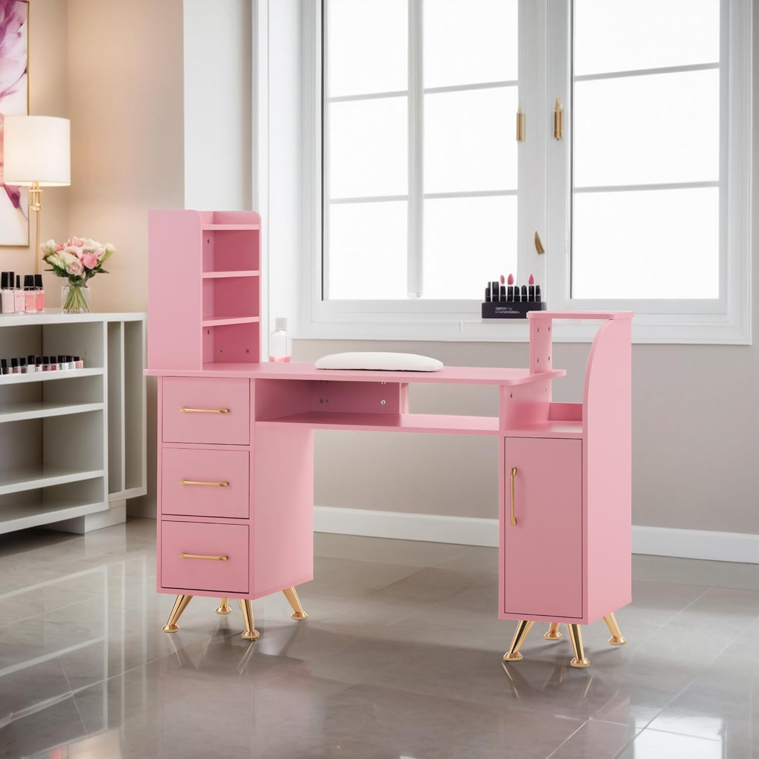 Manicure Table Makeup Dressing - Beauty Makeup Table ulasan dan harga