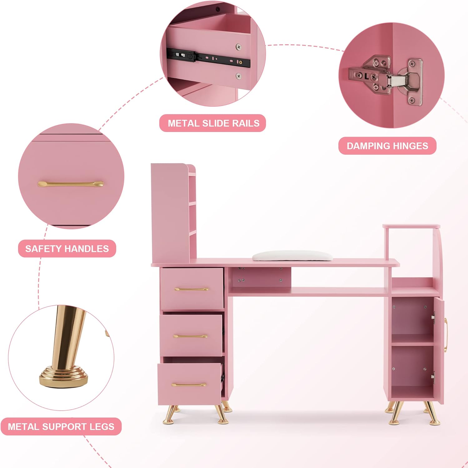 Manicure Table Makeup Dressing - Beauty Makeup Table ulasan dan harga
