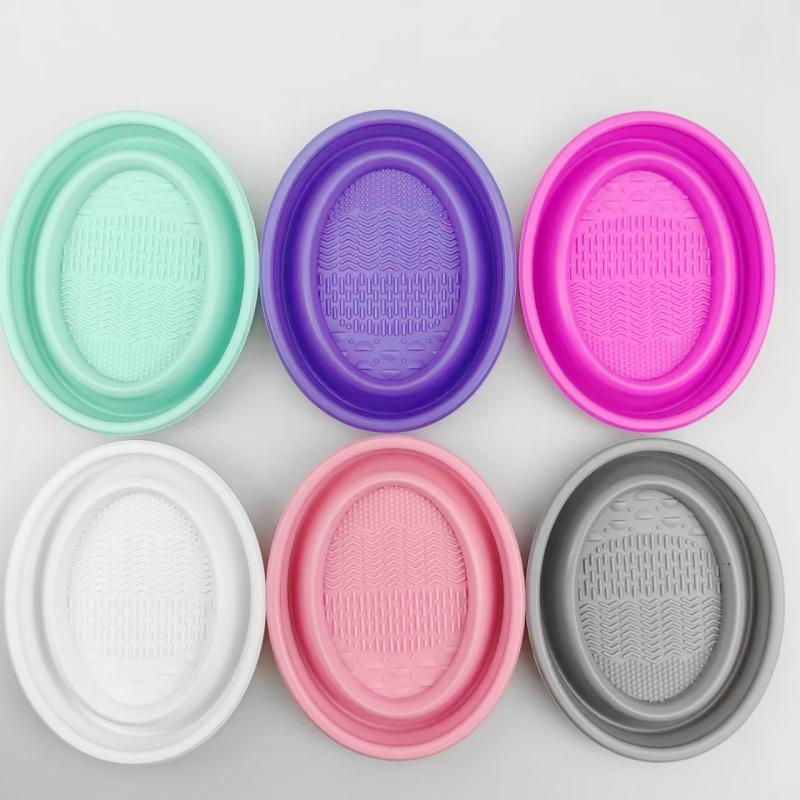 Folding Powder Puff Cleaning B - Cosmetic Sponge ulasan dan harga