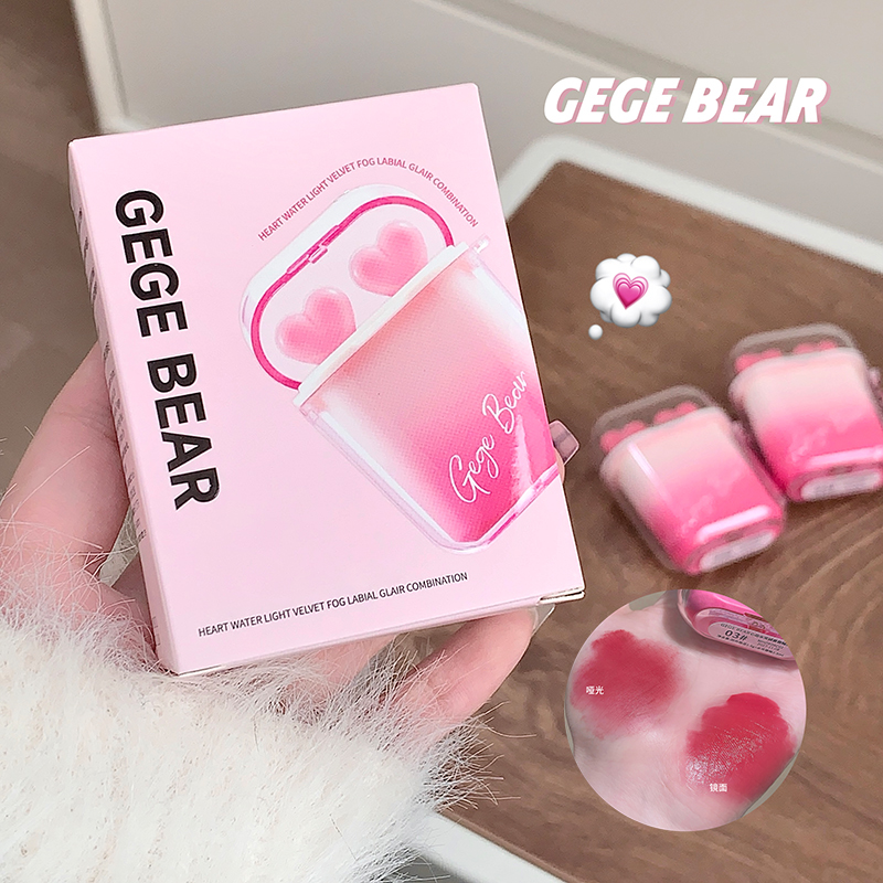 GEGE BEAR Water Gloss Velvet M - J Beauty Makeup ulasan dan harga
