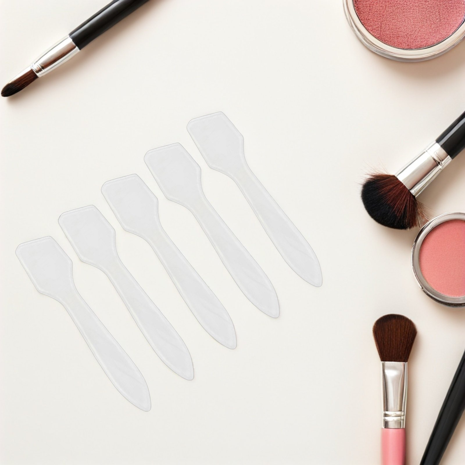 50Pcs Face Mask Scoop Spatula  - Beauty Makeup Face ulasan dan harga