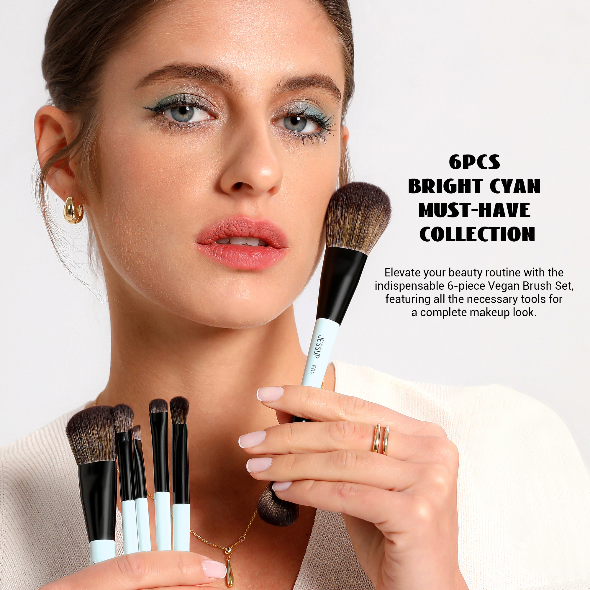 Jessup Makeup Brush Set Double - J Beauty Makeup ulasan dan harga