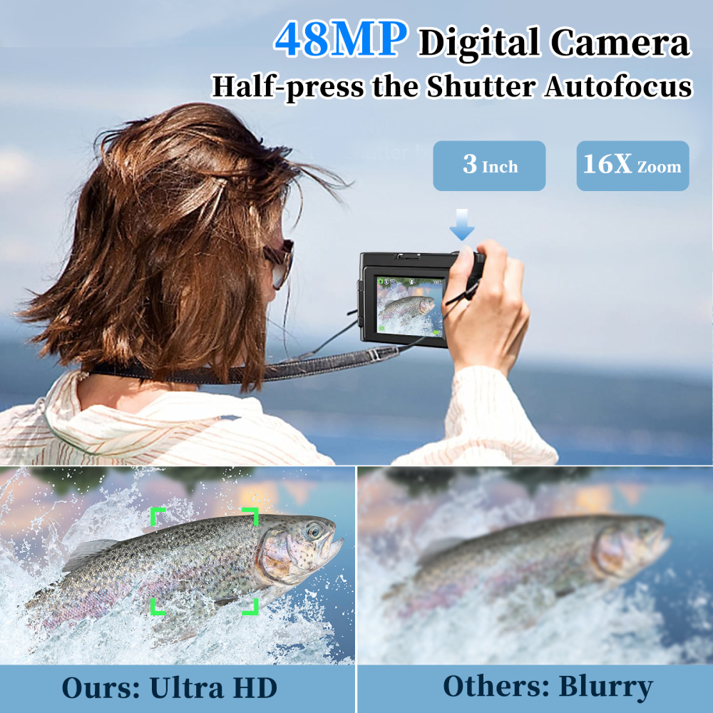 4K 48MP Compact Vlogging Camer - Beauty Makeup News ulasan dan harga