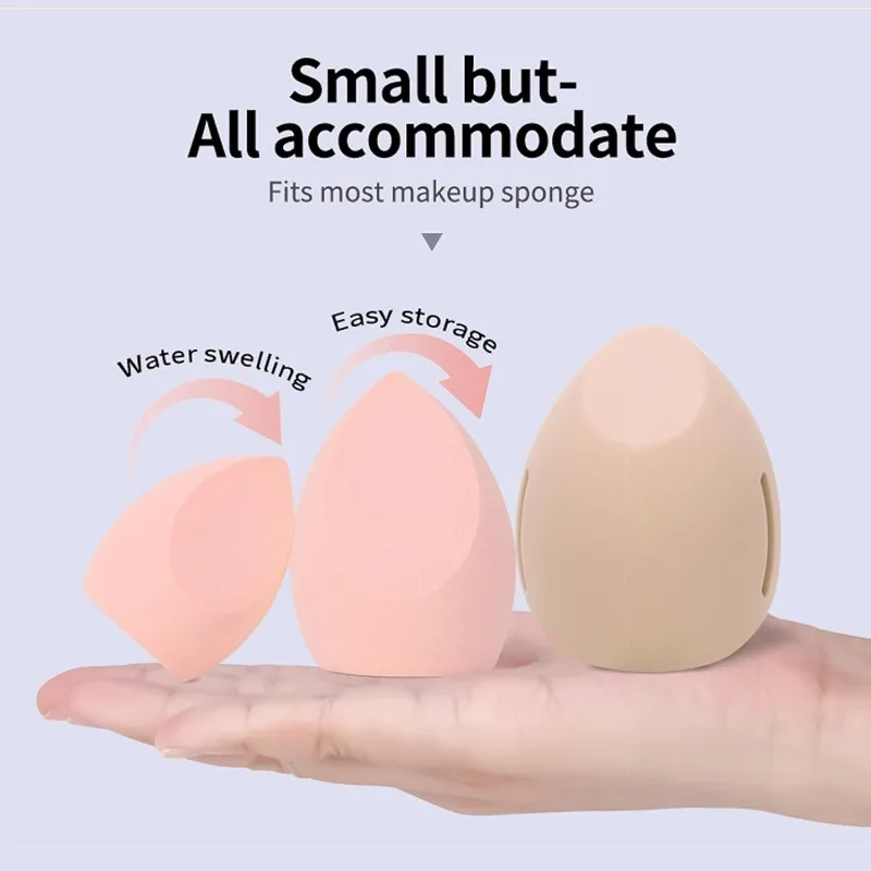 Silicone Beauty Egg Breathable - Cosmetic Sponge ulasan dan harga