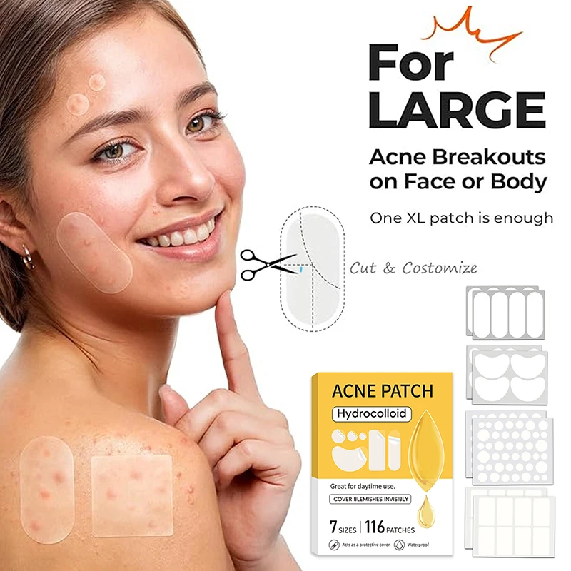 116Pcs Anti-Acne Patches Spots - Pressed Powder Foundation ulasan dan harga