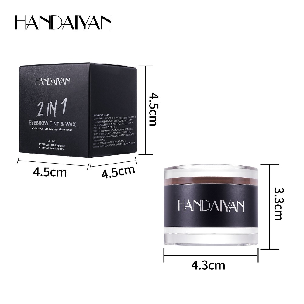 Waterproof Brow Gel 2 in 1 Eye - Bb Cream Tinted ulasan dan harga