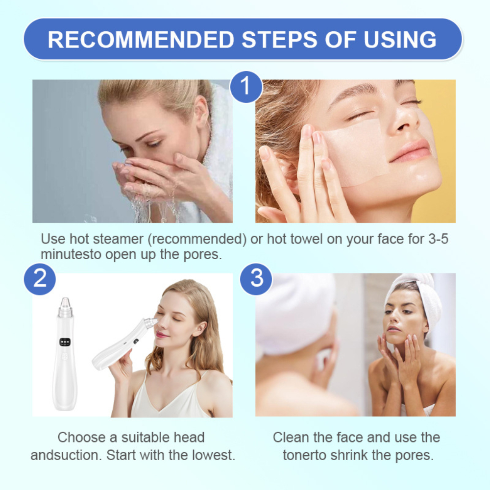 Electric Blackhead Remover 3 S - Pore Vacuum ulasan dan harga
