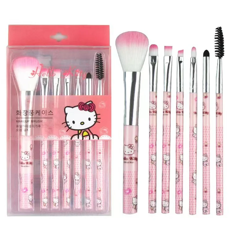 7Pcs Hello Kitty Makeup Brush  - Beauty Makeup Edit ulasan dan harga