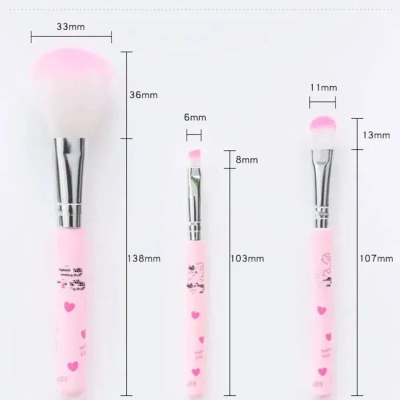 7Pcs Hello Kitty Makeup Brush  - Beauty Makeup Edit ulasan dan harga