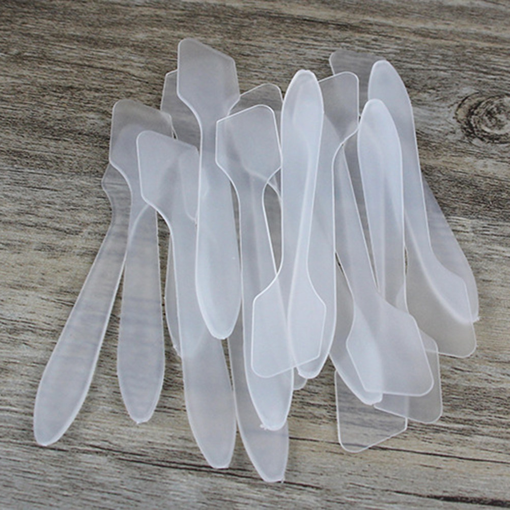 150Pcs Face Mask Spatula Plast - Beauty Makeup Face ulasan dan harga