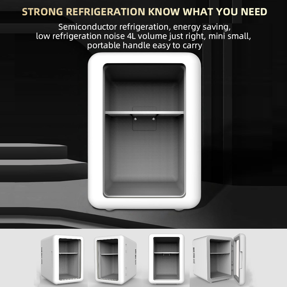 Mini Fridge with Transparent D - Beauty Makeup Fridge ulasan dan harga