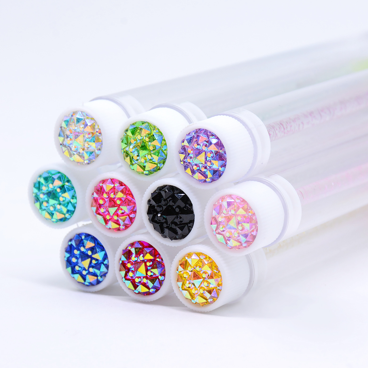 50Pcs Eyelash Brush Tubes with - Waterproof Mascara Wand ulasan dan harga