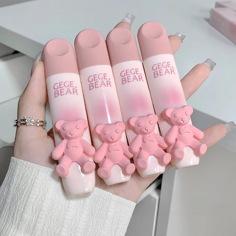 Cute Bear Lip Gloss Waterproof - J Beauty Makeup ulasan dan harga