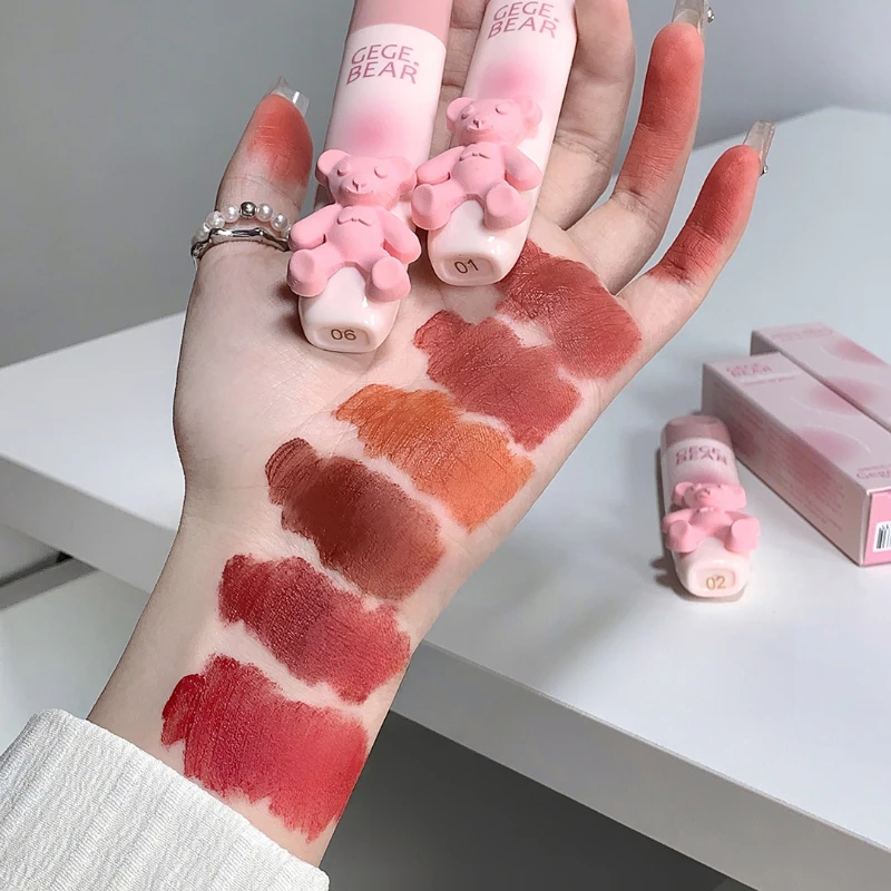 Cute Bear Lip Gloss Waterproof - J Beauty Makeup ulasan dan harga