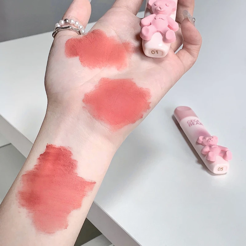 Cute Bear Lip Gloss Waterproof - J Beauty Makeup ulasan dan harga