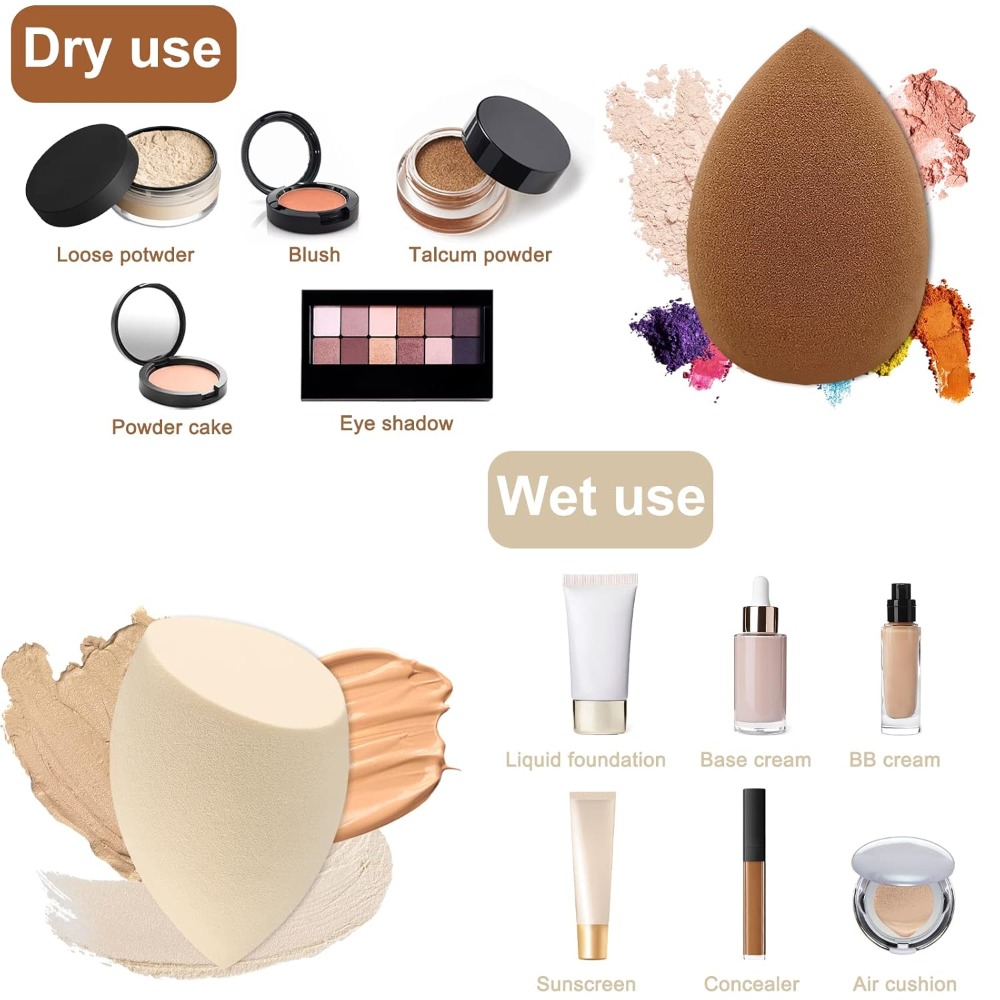 12Pcs Professional Makeup Spon - Beauty Makeup Face ulasan dan harga