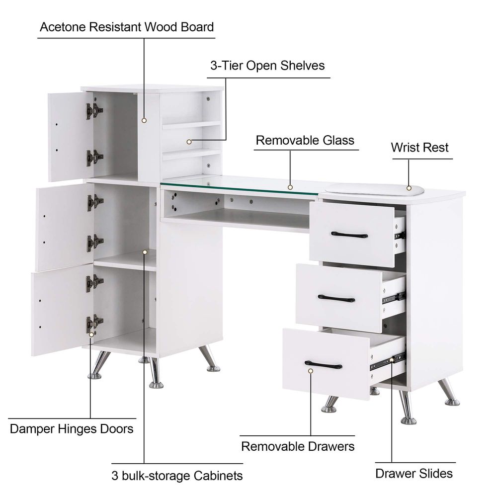 Manicure Table, Nail Makeup De - Beauty Makeup Table ulasan dan harga