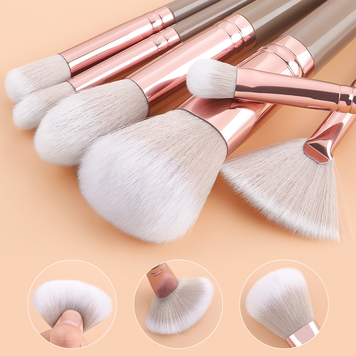 20 makeup brushes+3 round powd - Beauty Makeup News ulasan dan harga